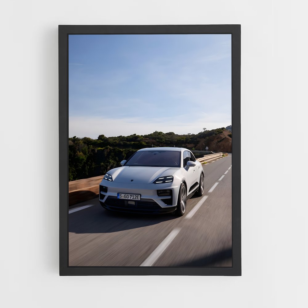 Poster Turbo Évasion – affiche Porsche (vue 2)